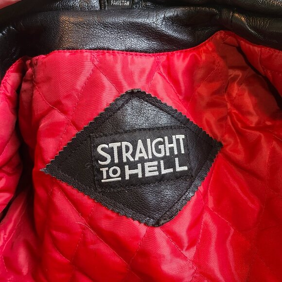 Straight to Hell Women's Defector – Black and Nickel Leather Jacket XS - Picture 10 of 10